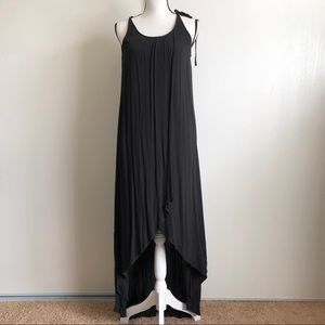 Layered hi-low maxi dress